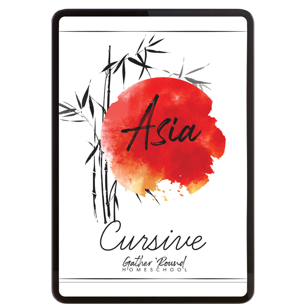 Asia Cursive Writing Digital Book
