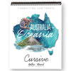 Australia + Oceania Cursive Writing Printed Book
