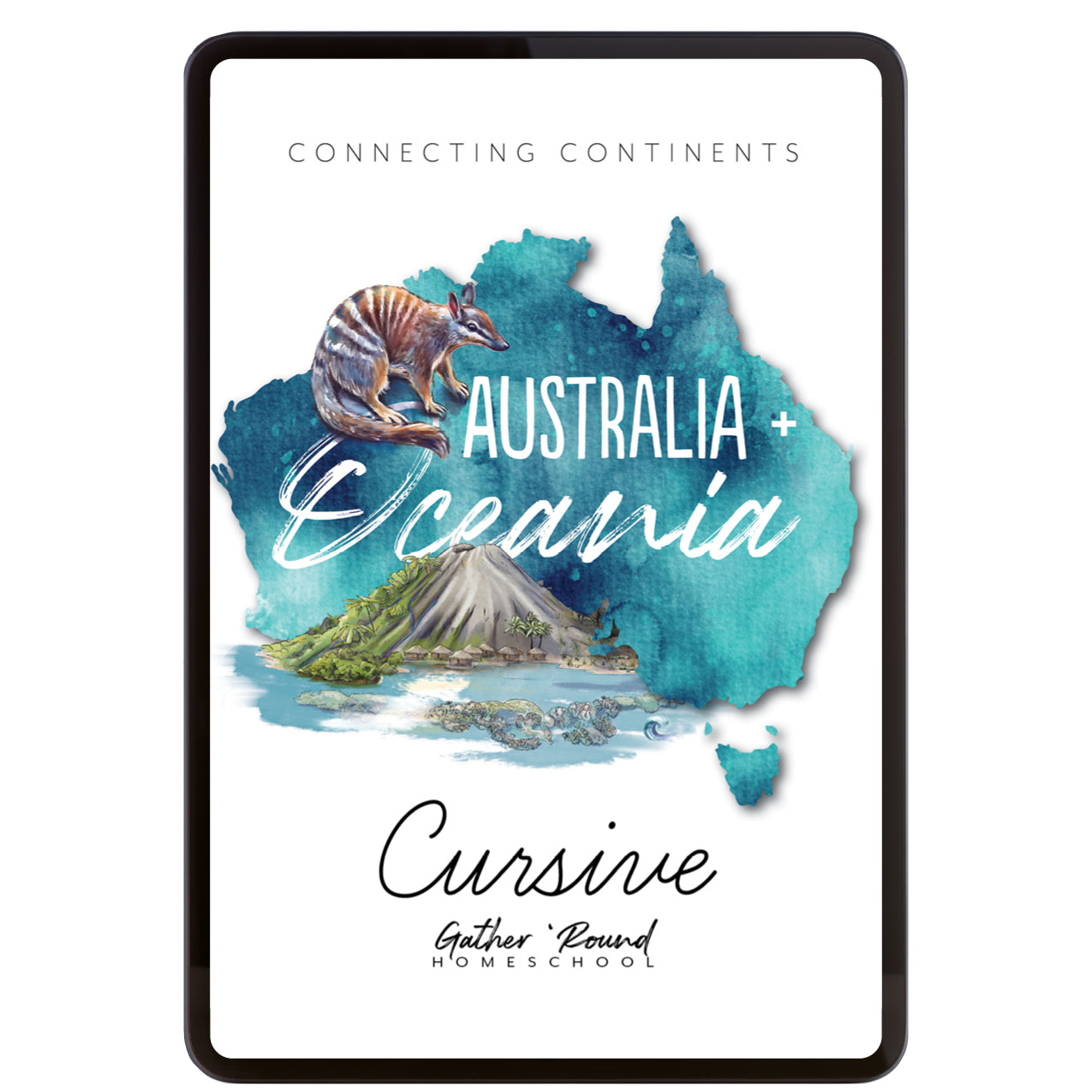 Australia + Oceania Cursive Writing Book – Gather 'Round Homeschool USA