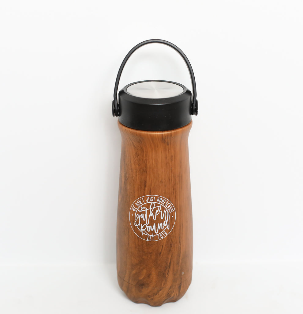 Gather Round Wooden Water Bottle