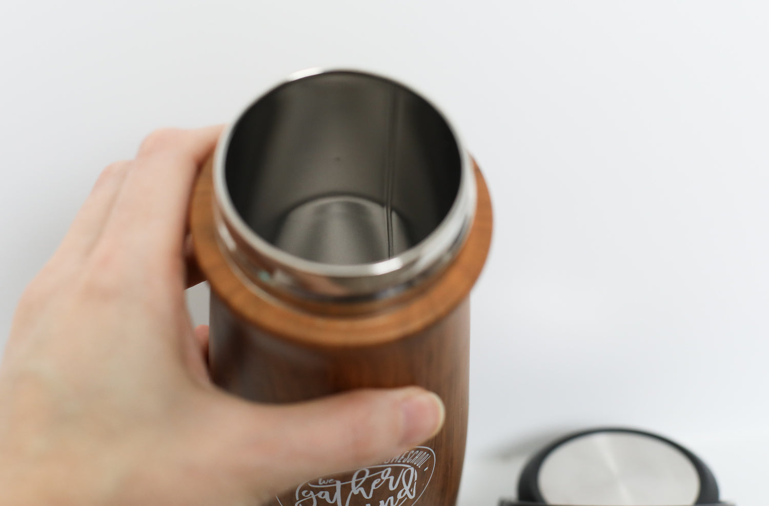 Gather Round Wooden Water Bottle