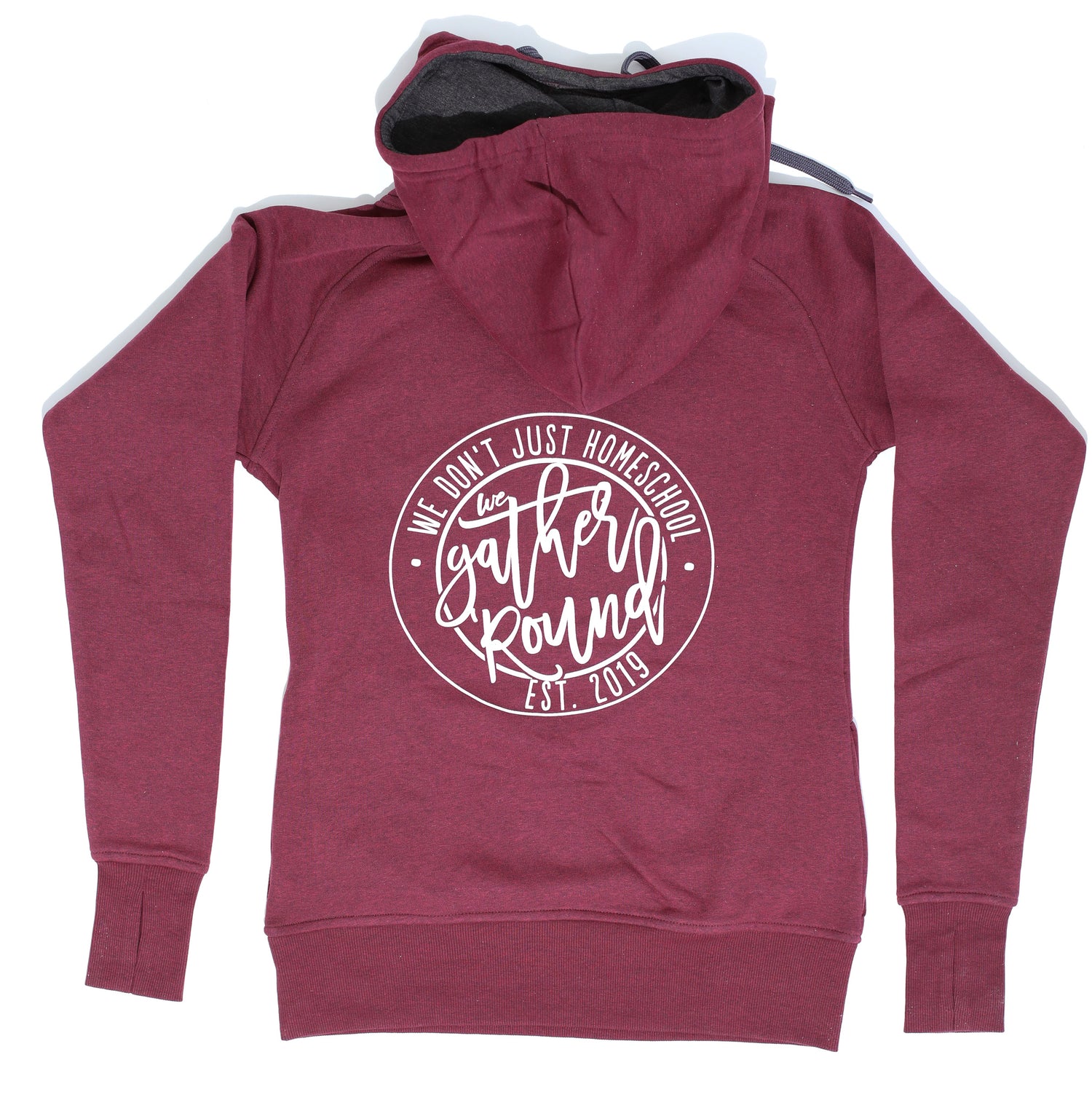 Gather 'Round Vintage Hoodie (Cardinal Heather)