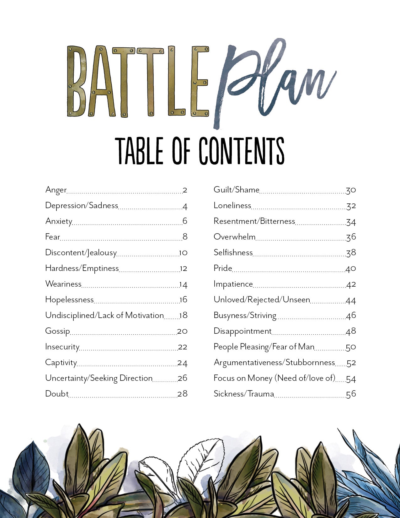 Battle Plan Digital Concordance
