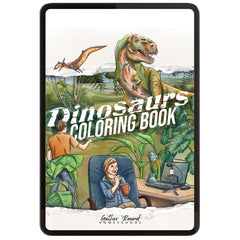 Dinosaurs Homeschool Unit Study Digital Companion Coloring Book 