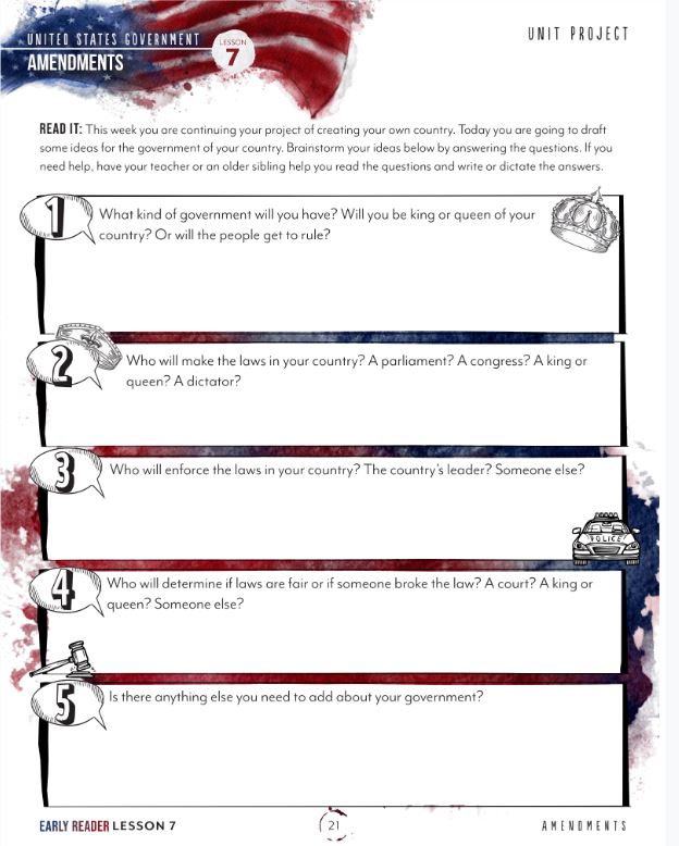 US Government Digital Bundles – Gather &lsquo;Round Homeschool USA