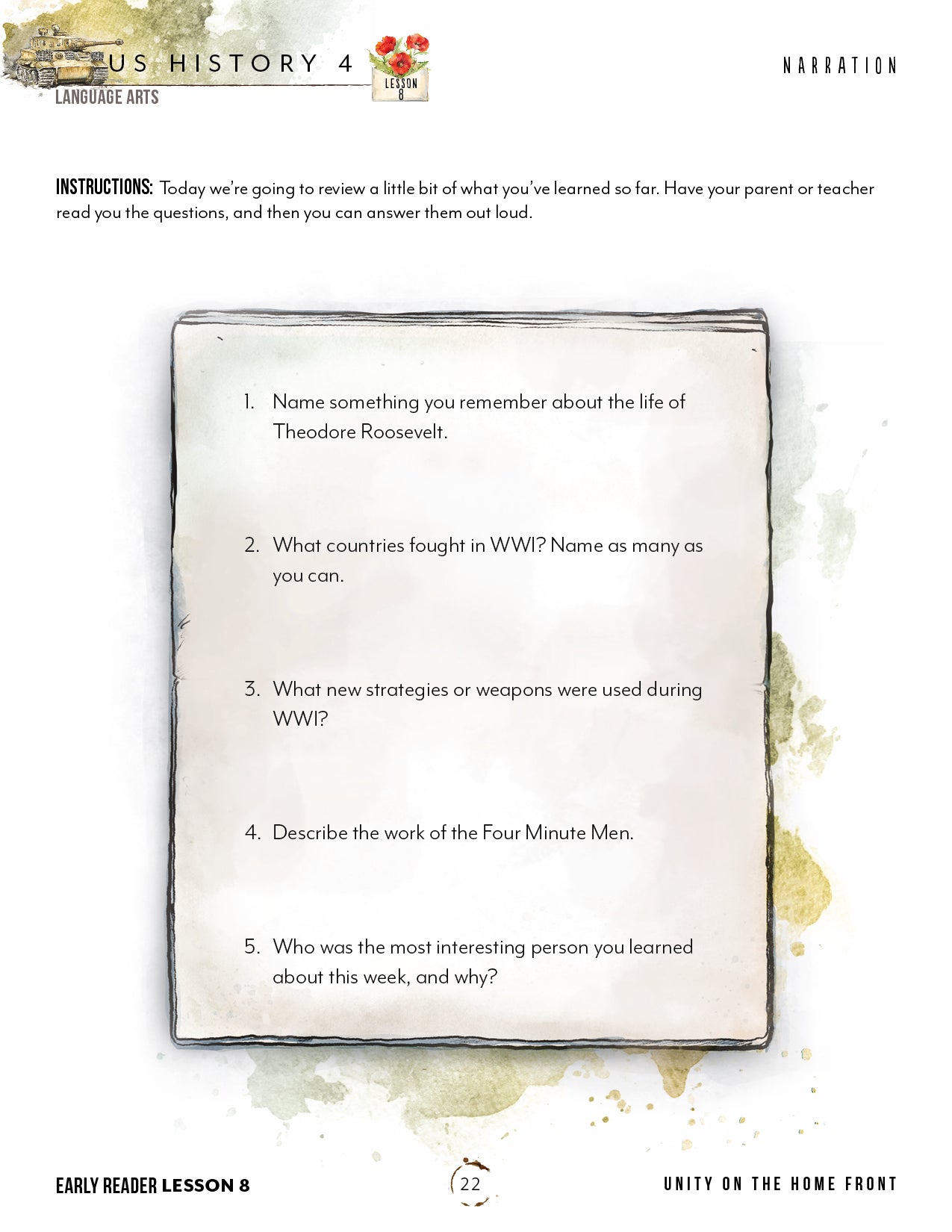 US History 4 Unit (Printed Books)