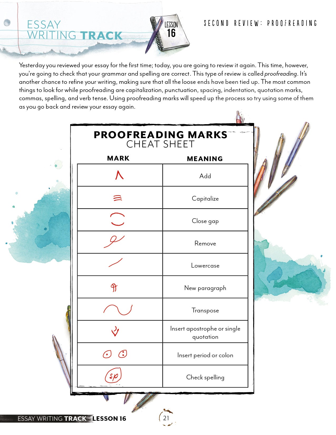 Essay Writing Track (Digital Download)