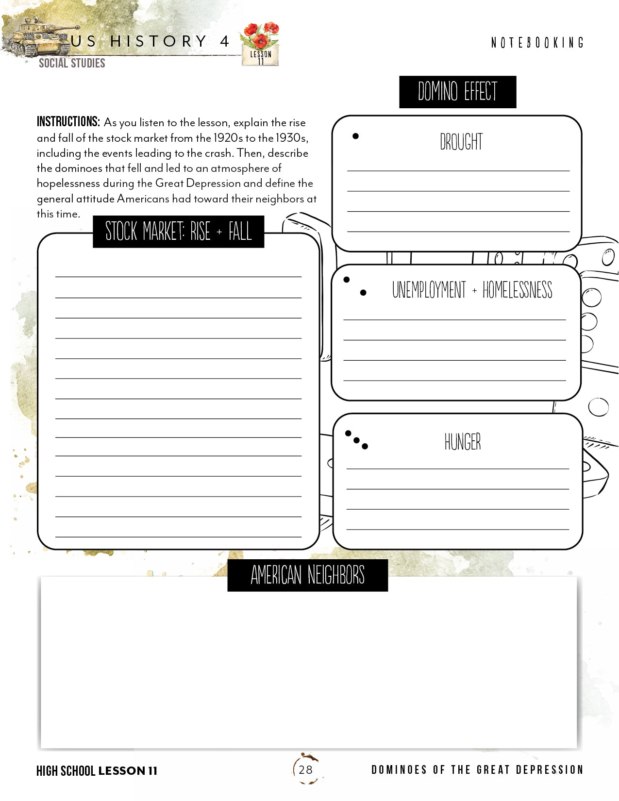 US History 4 Unit (Printed Books)