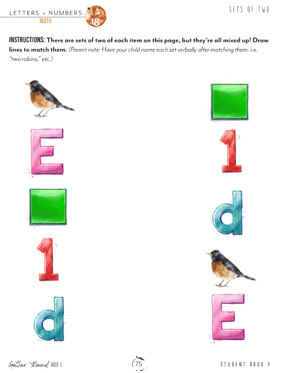 Letters + Numbers 1: Printed Books