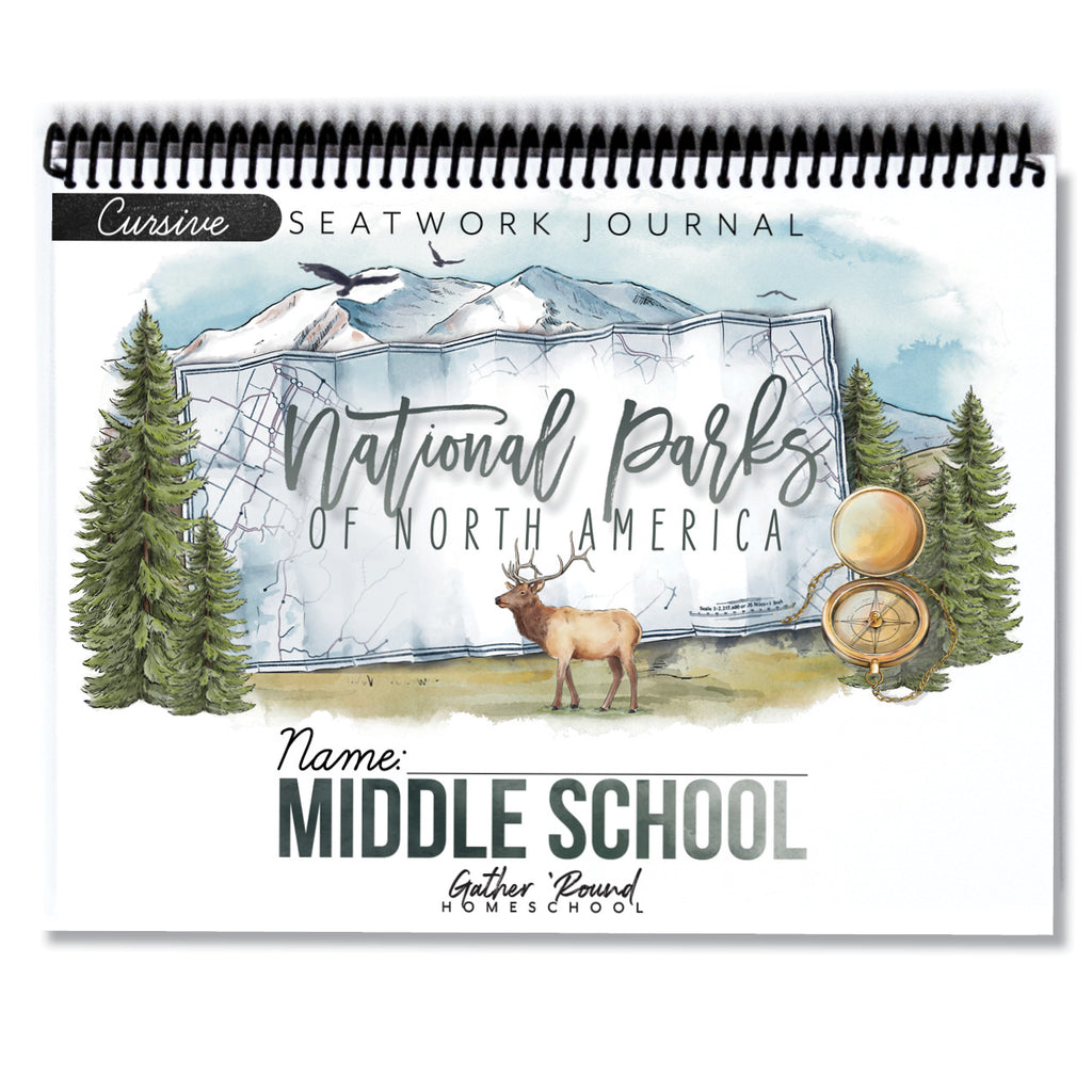 National Parks Printed Seatwork Books
