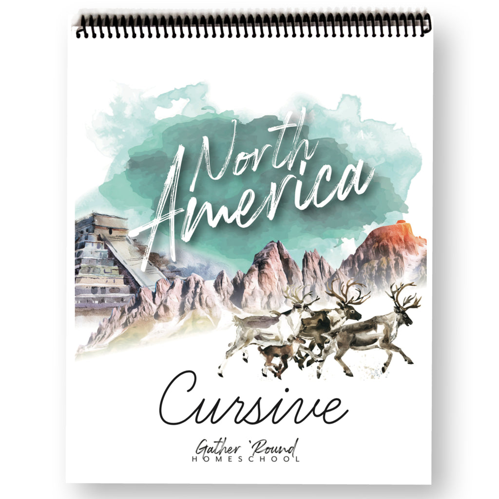 North America Cursive Writing Printed Book