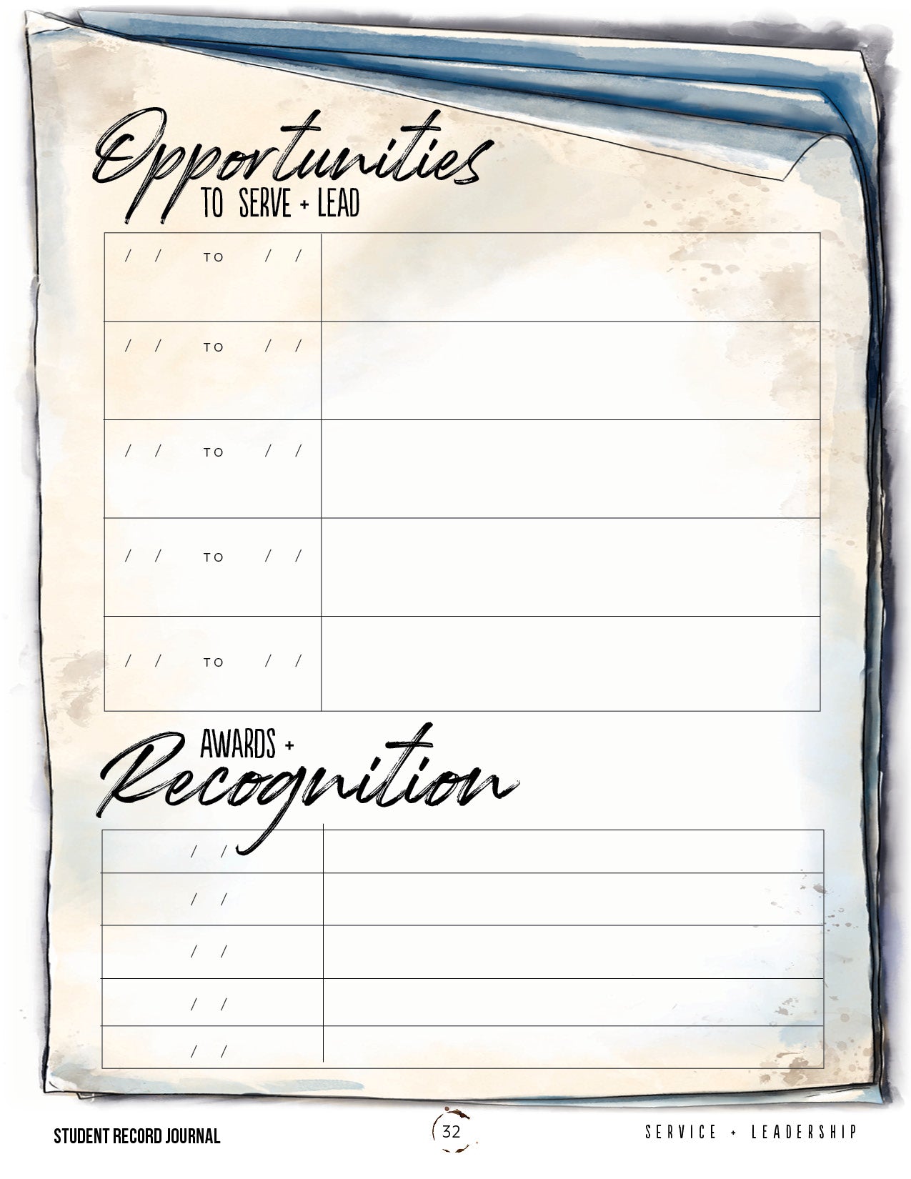 Student Tracker Journal (Printed Book)