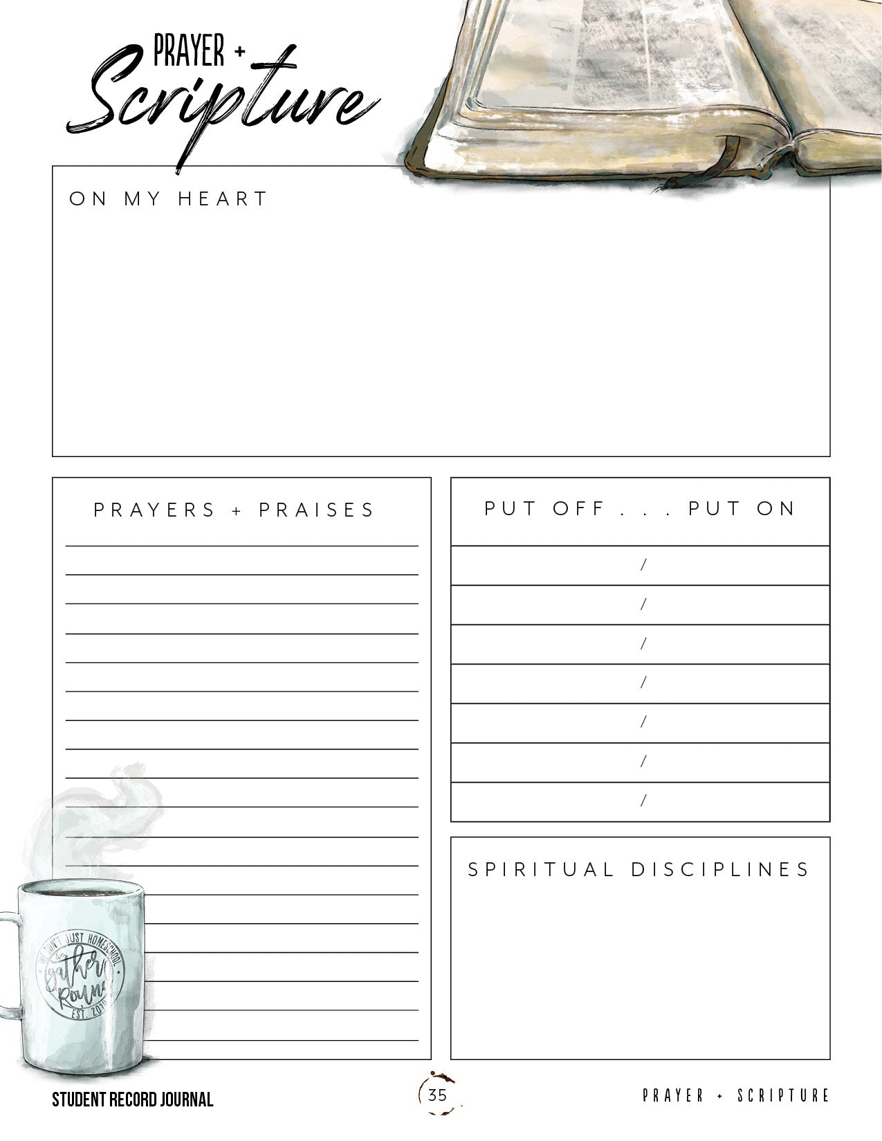 Student Tracker Printed Journal – Gather 'Round Homeschool USA