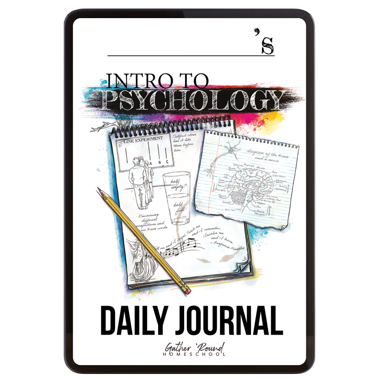 Intro to Psychology Journal Gather 'Round Homeschool USA
