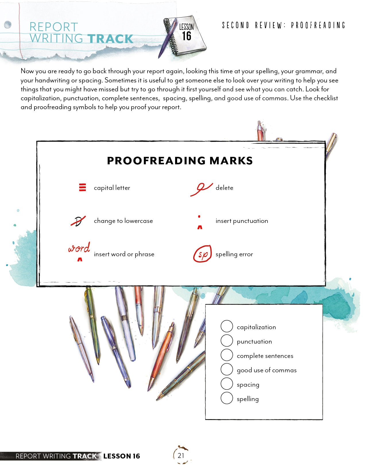 Report Writing Track (Digital Download)