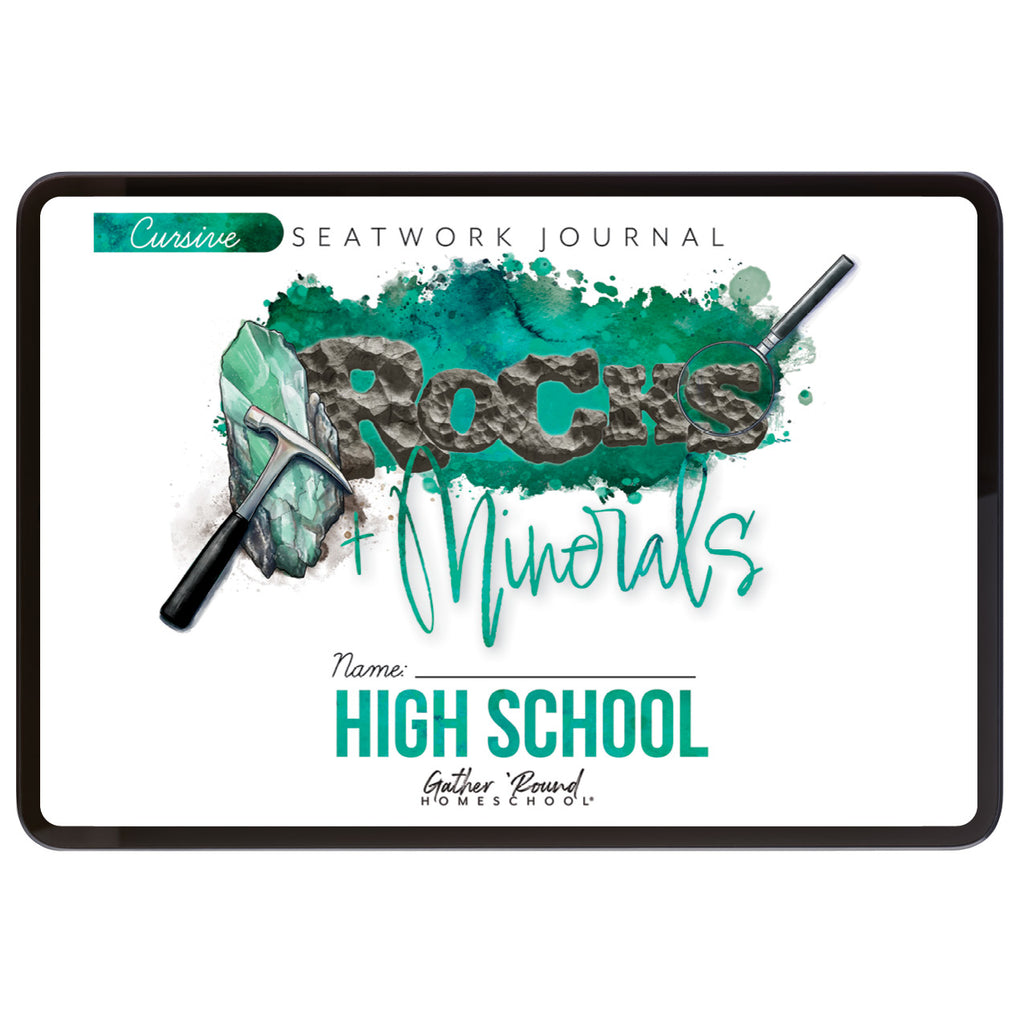 Rocks + Minerals Digital Seatwork Books