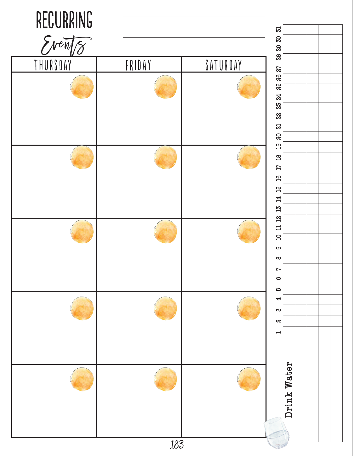 Gather 'Round Undated Full Year Planner (Printed)
