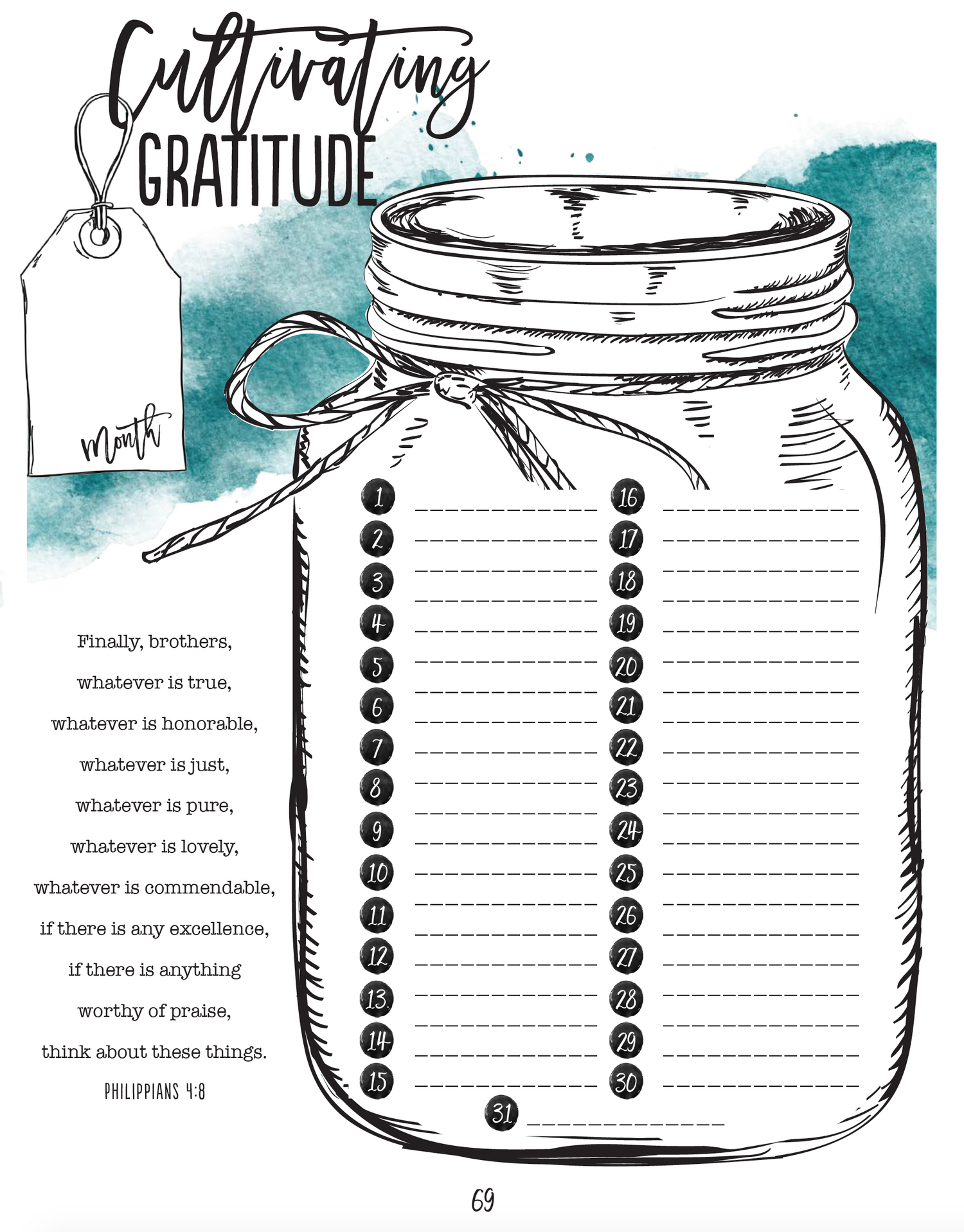 Gather 'Round Undated Full Year Planner (Printed)