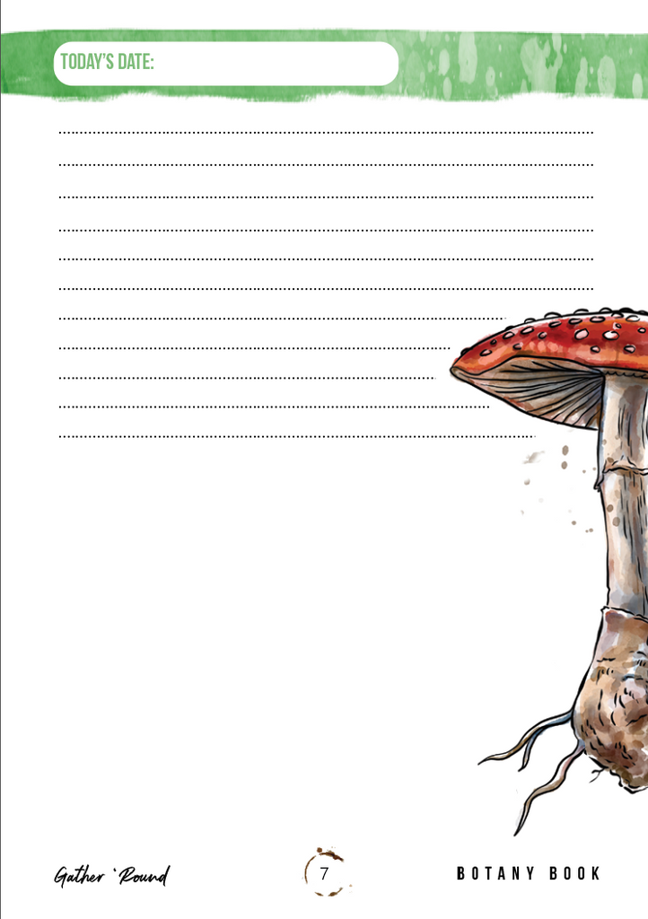 Printable - Mushrooms and Fauna - I am making all things new