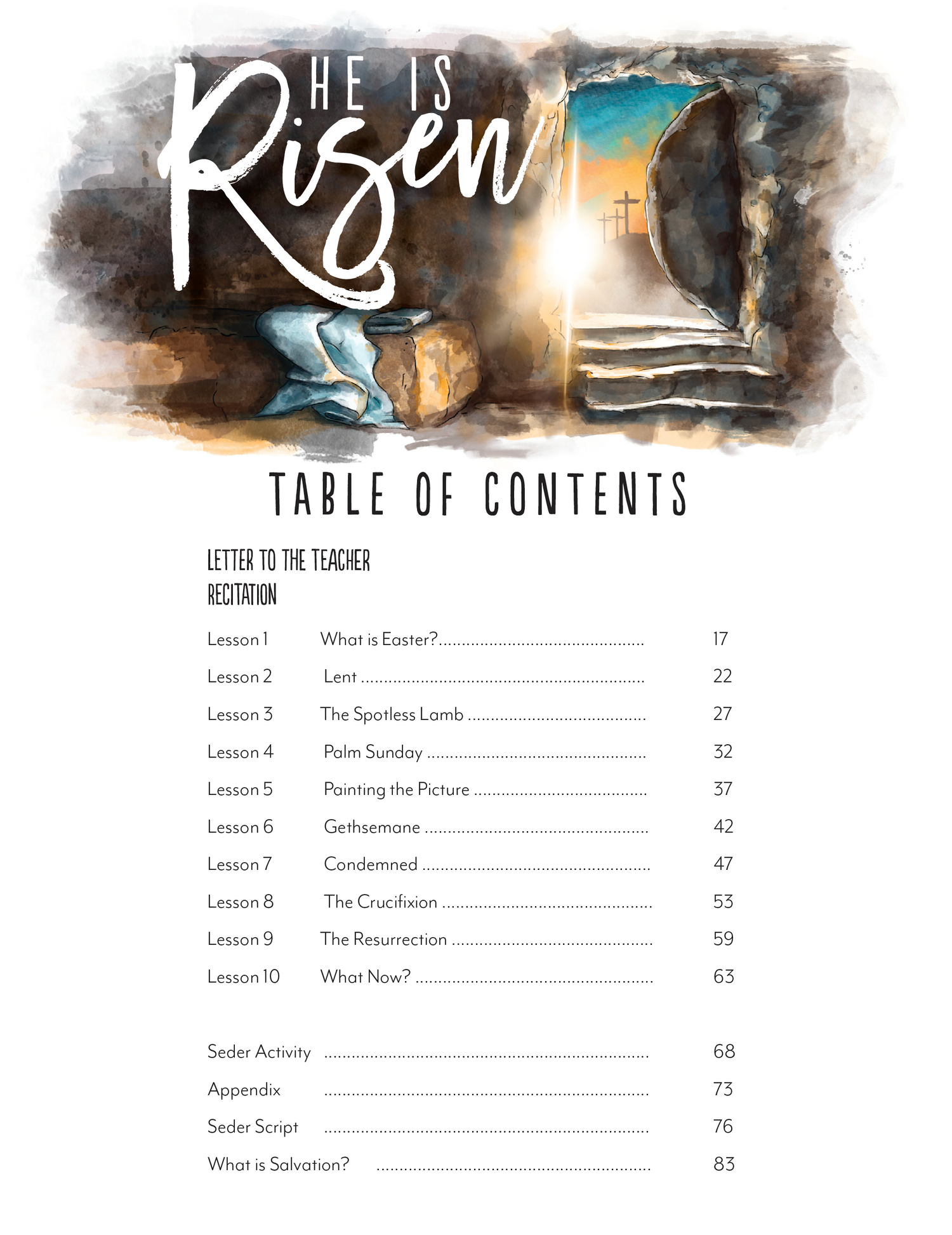 Easter Unit (Printed Books)