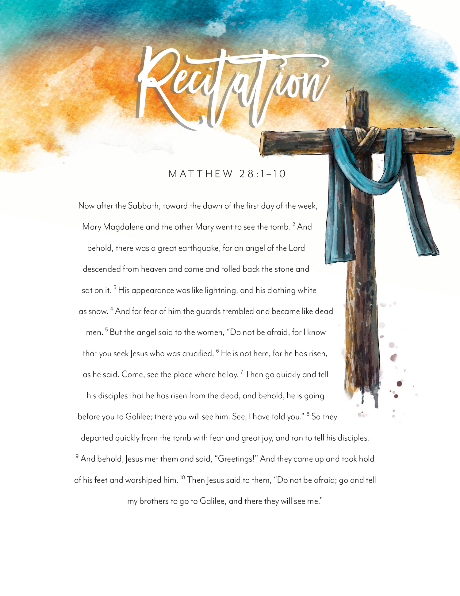 Easter Unit (Printed Books)