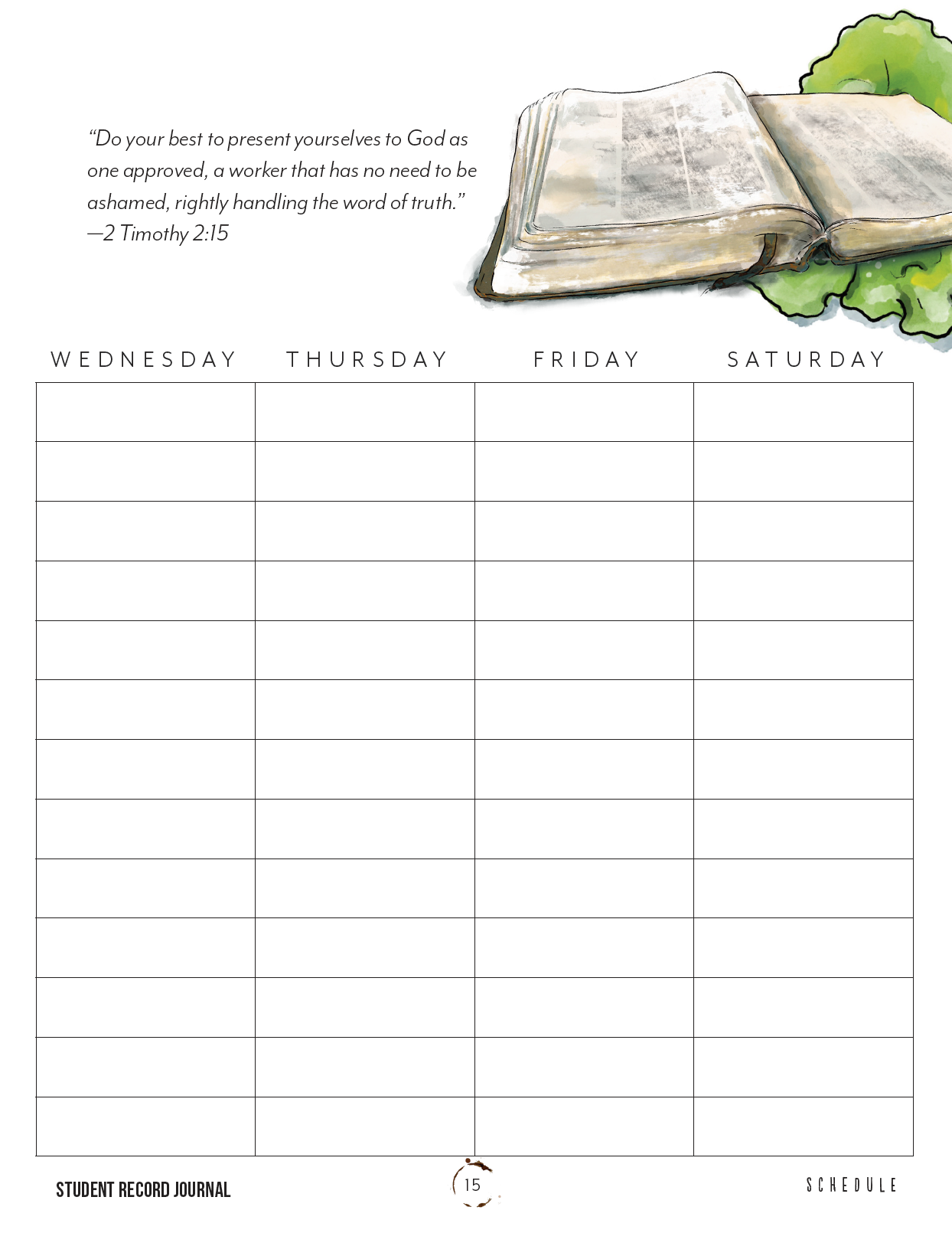 Student Tracker Journal (Digital Download)