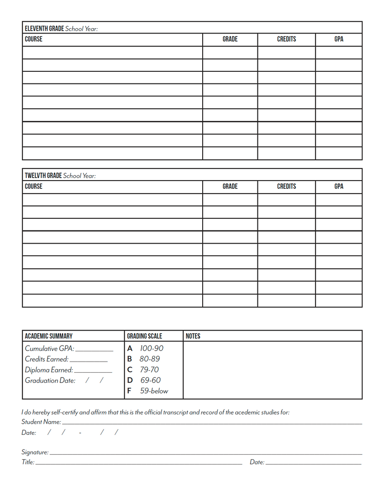 Report Printed Writing Track – Gather 'Round Homeschool USA