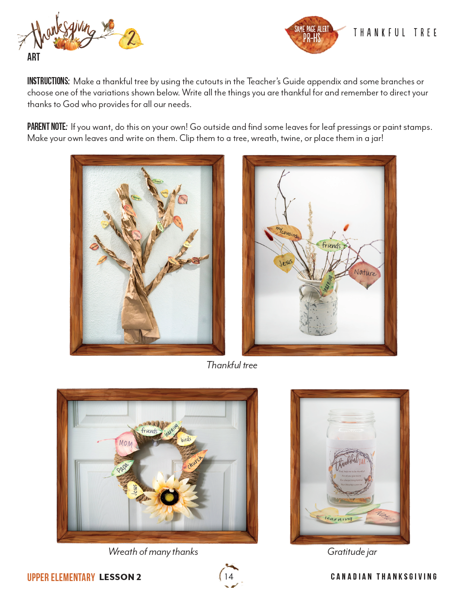 Thanksgiving Unit (Printed Books)