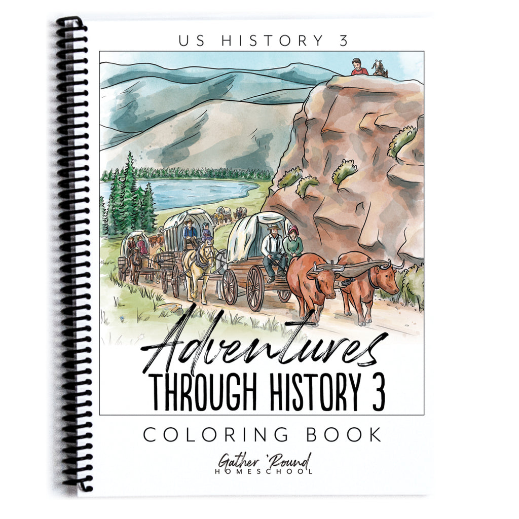 US History 3 Printed Coloring Book