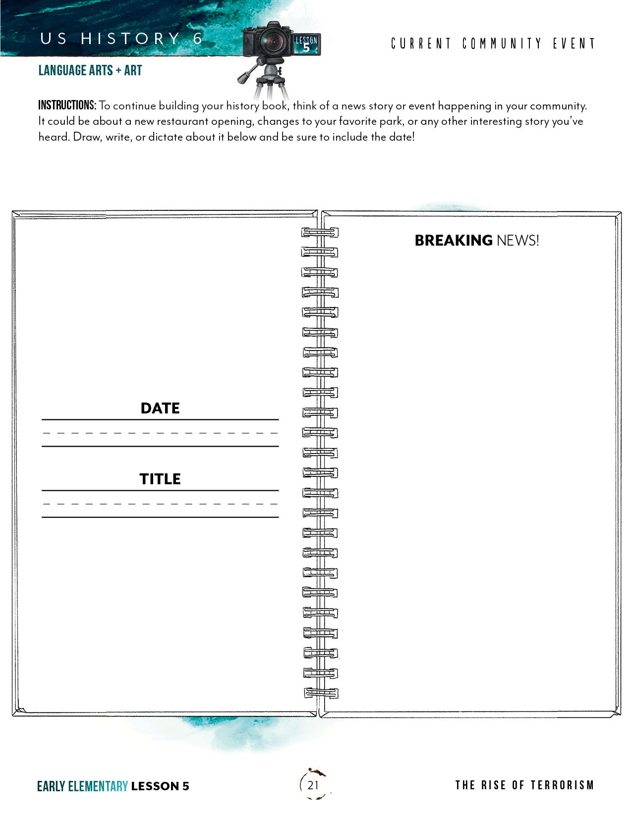 US History 6 Unit (Printed Books)