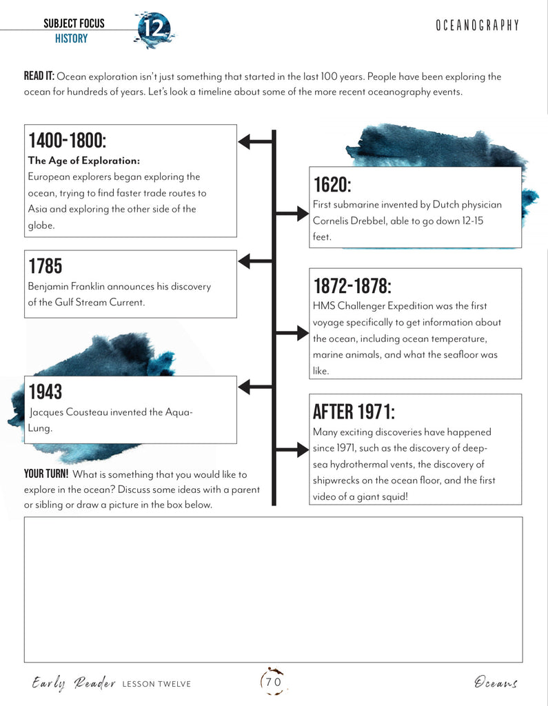 Oceans – Gather 'Round Homeschool USA