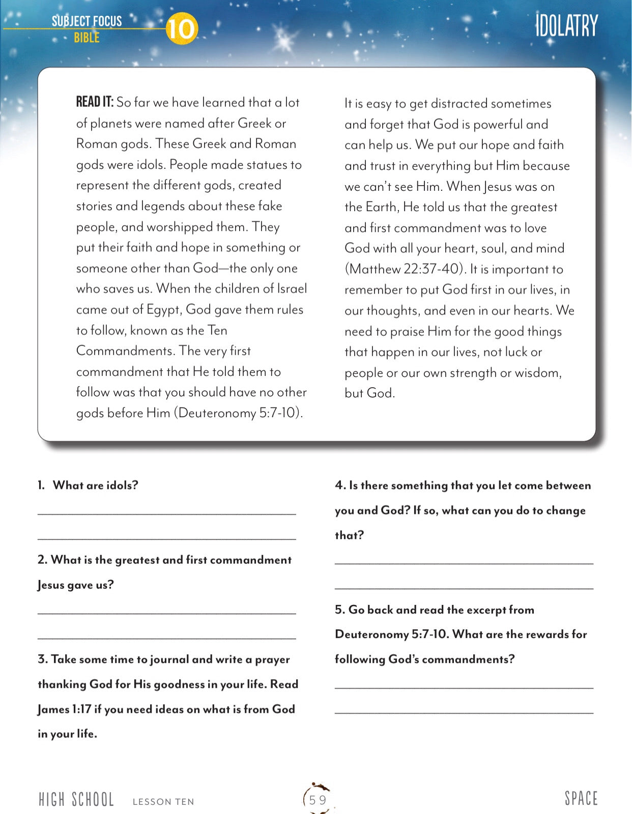 Space Unit (Printed Books)